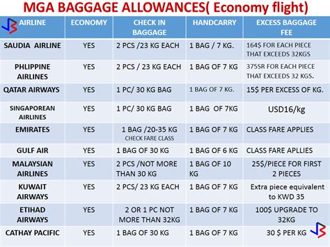 pal international flight baggage allowance.